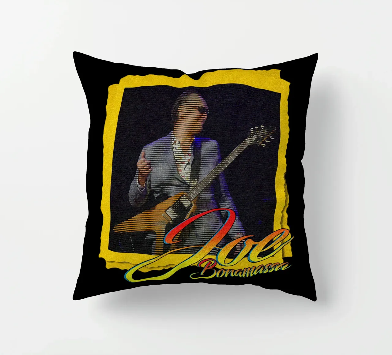 Joe Bonamassa Chitarrista Classico Popolare cuscino da mannys_artt