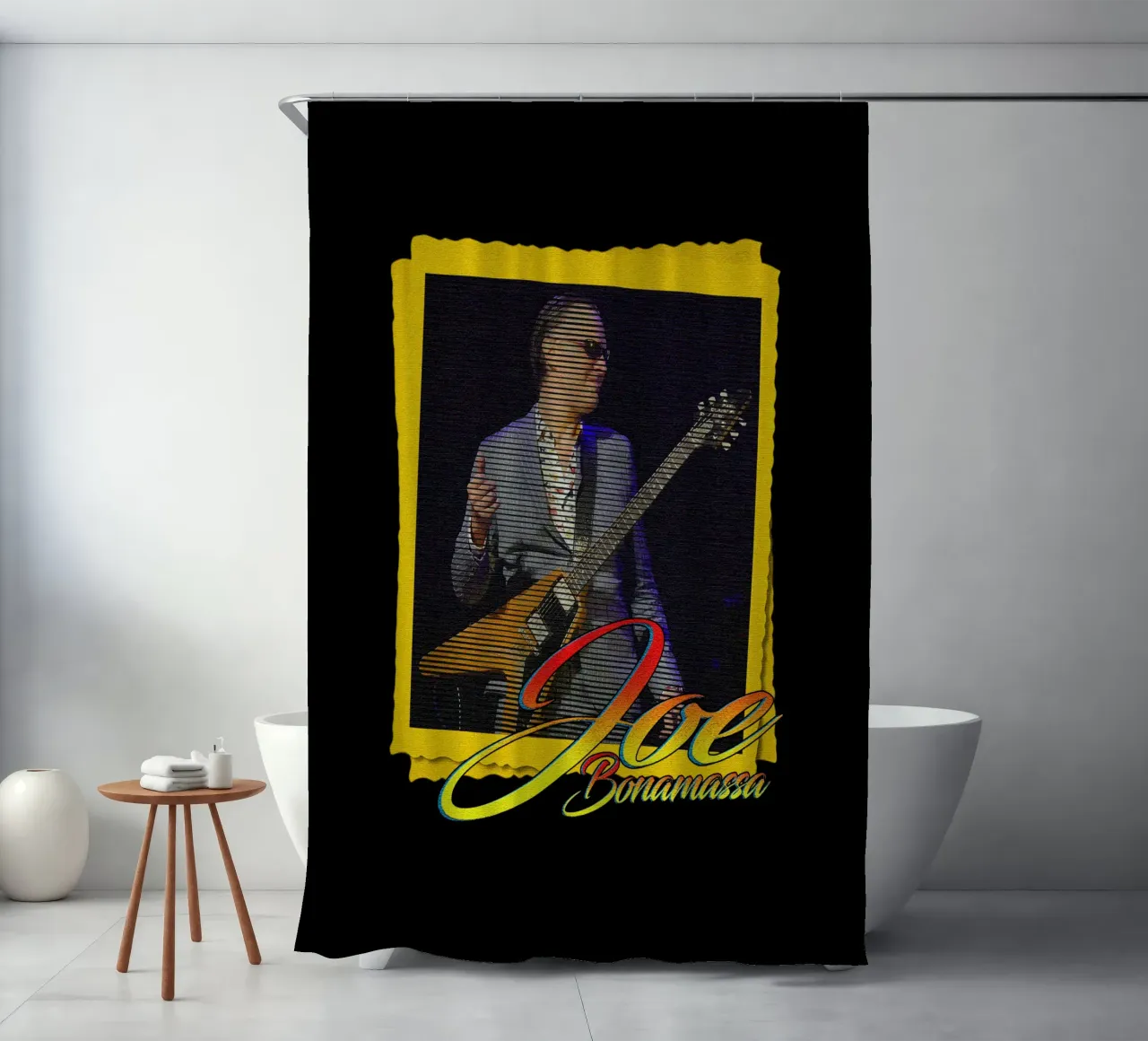 Joe Bonamassa Chitarrista Classico Popolare tenda da doccia da mannys_artt