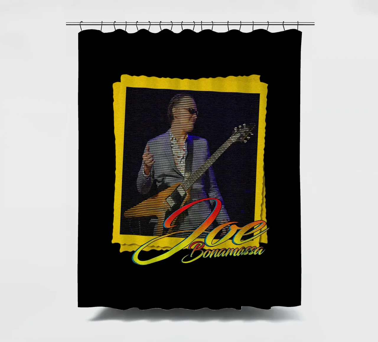 Joe Bonamassa Chitarrista Classico Popolare tenda da doccia da mannys_artt