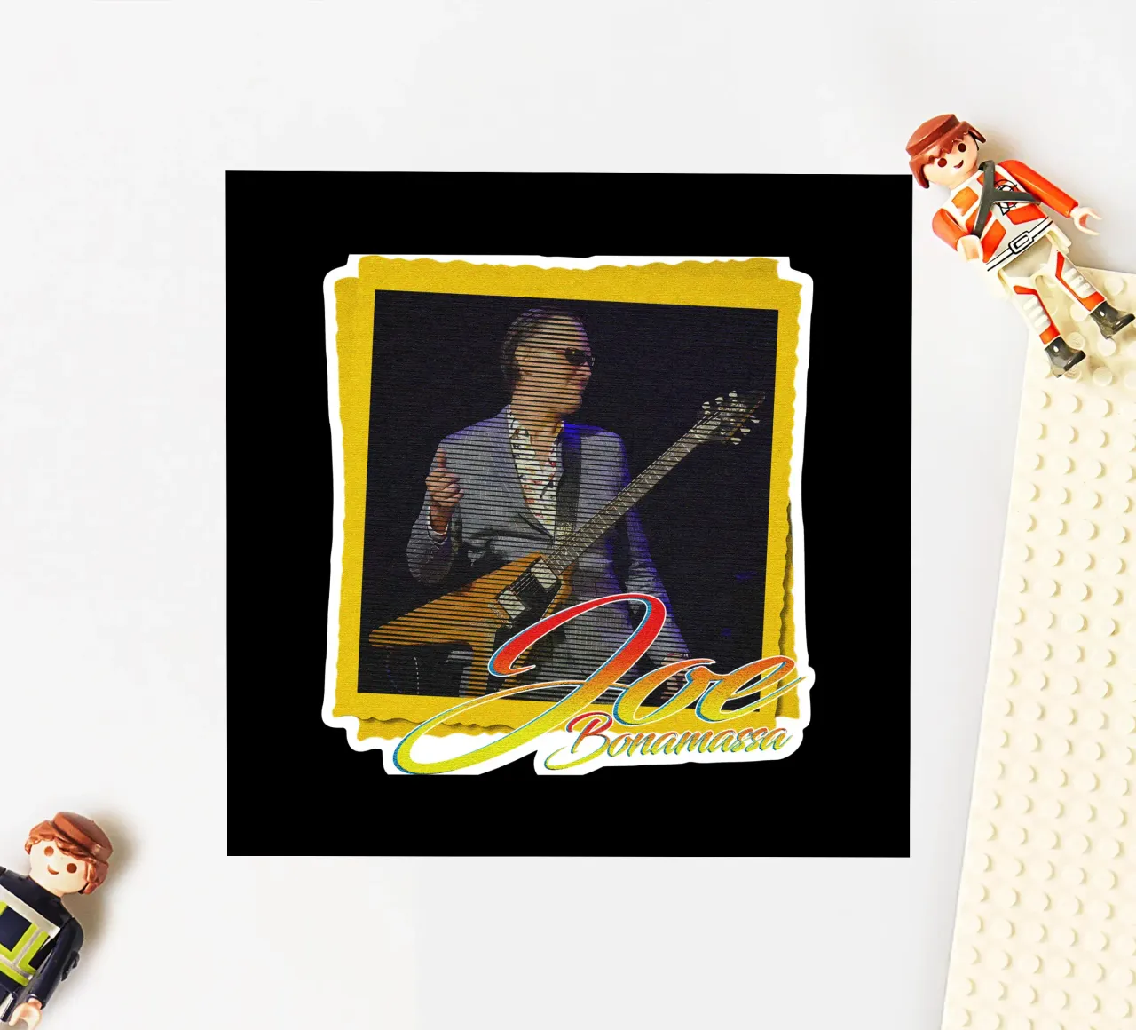 Joe Bonamassa Chitarrista Classico Popolare adesivo da mannys_artt