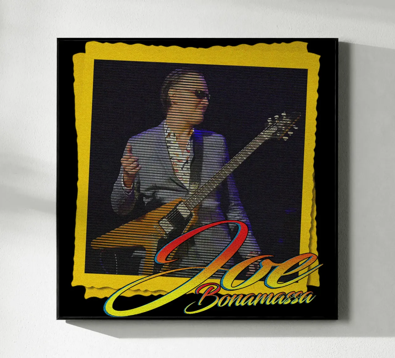 Joe Bonamassa Chitarrista Classico Popolare plexiglass da mannys_artt