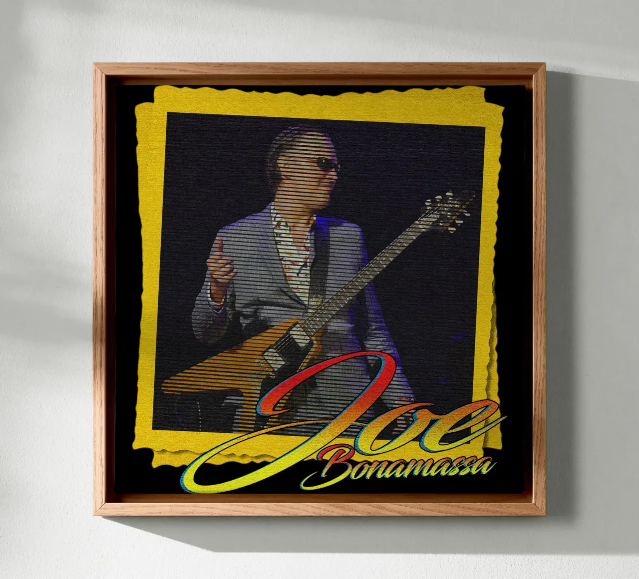 Joe Bonamassa Chitarrista Classico Popolare tela da mannys_artt