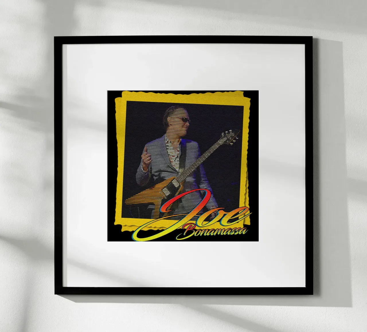 Joe Bonamassa Chitarrista Classico Popolare carta hahnemühle da mannys_artt