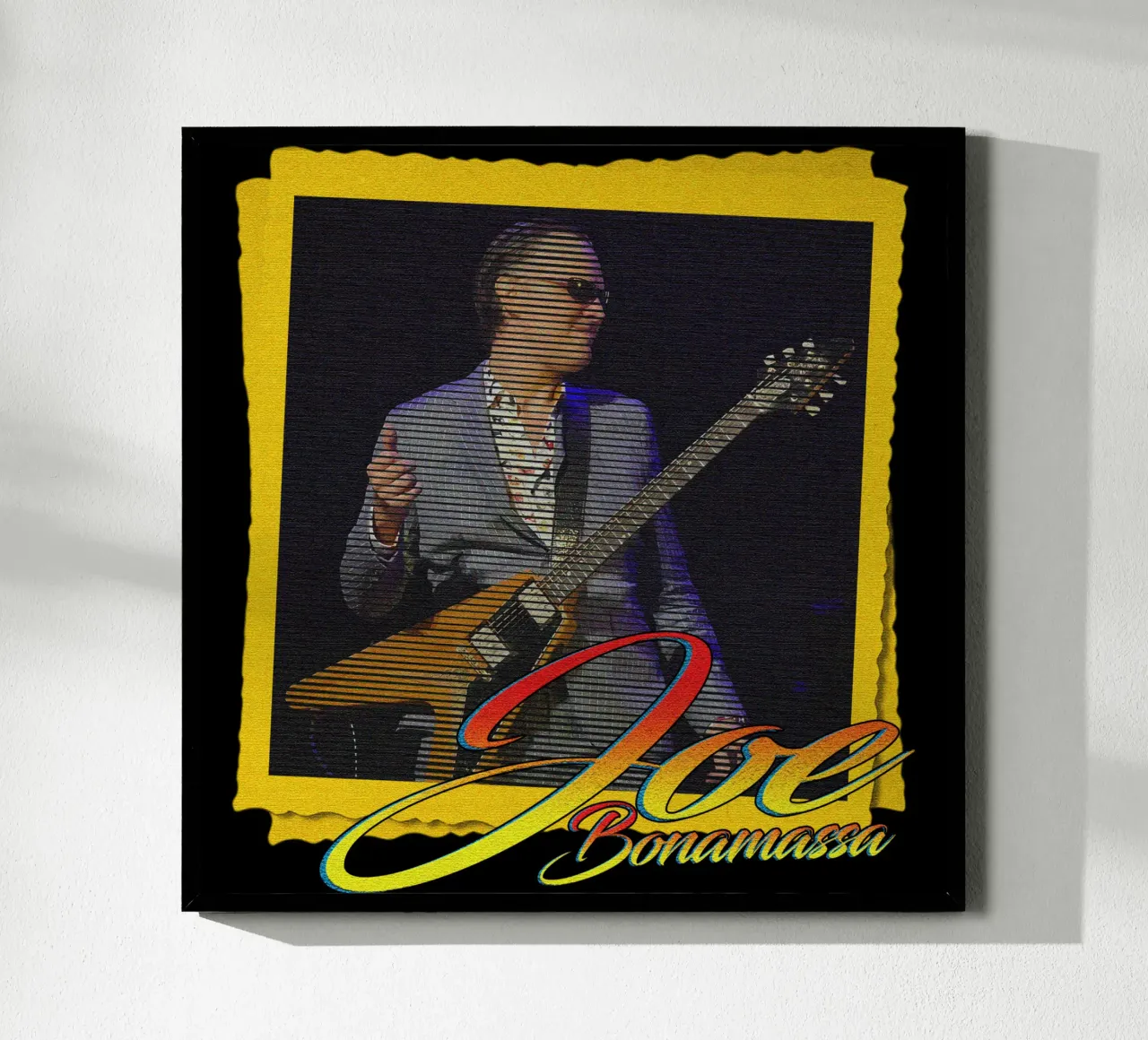 Joe Bonamassa Chitarrista Classico Popolare carta hahnemühle da mannys_artt