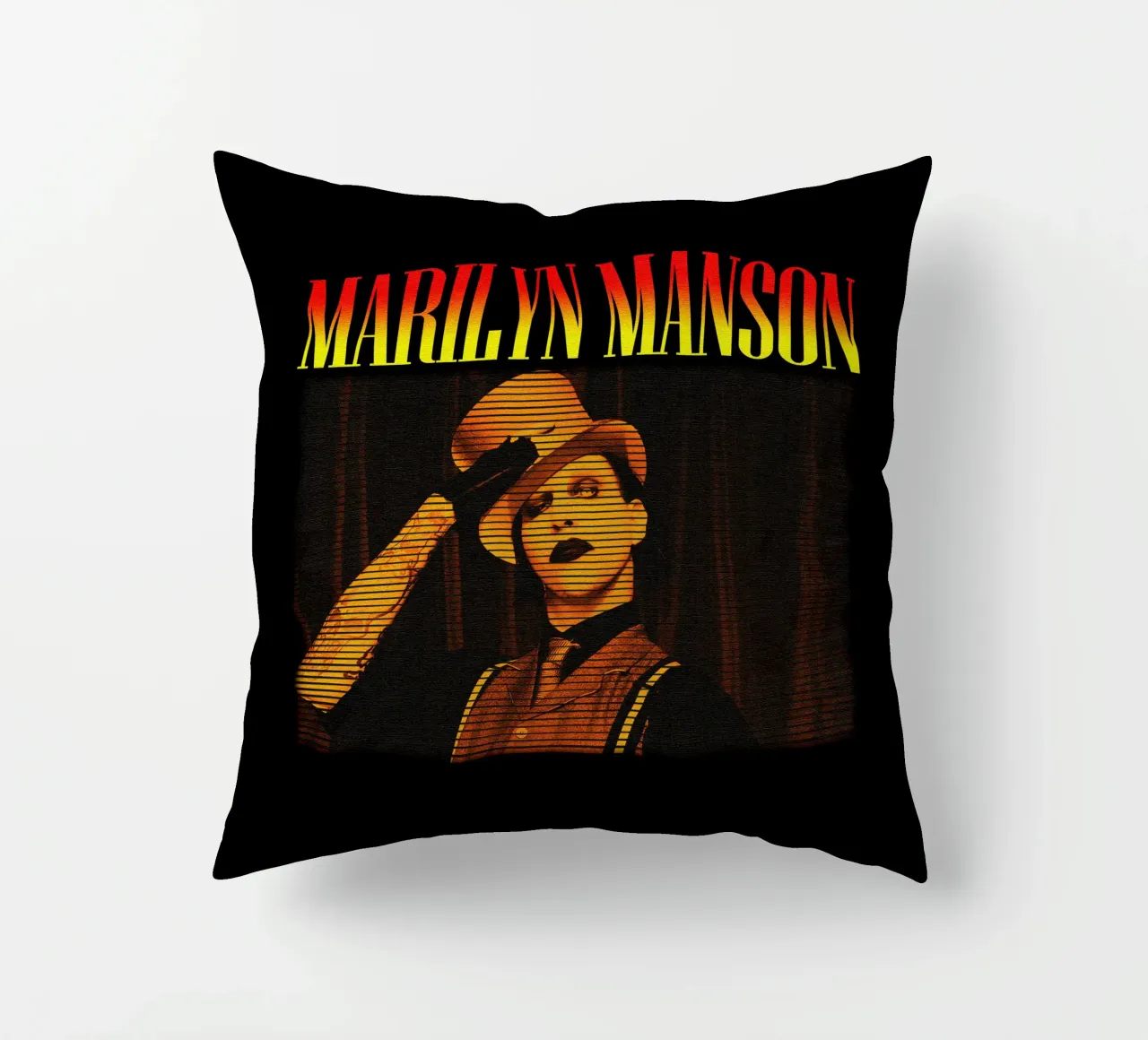 Marilyn Manson cantante classico cuscino da mannys_artt