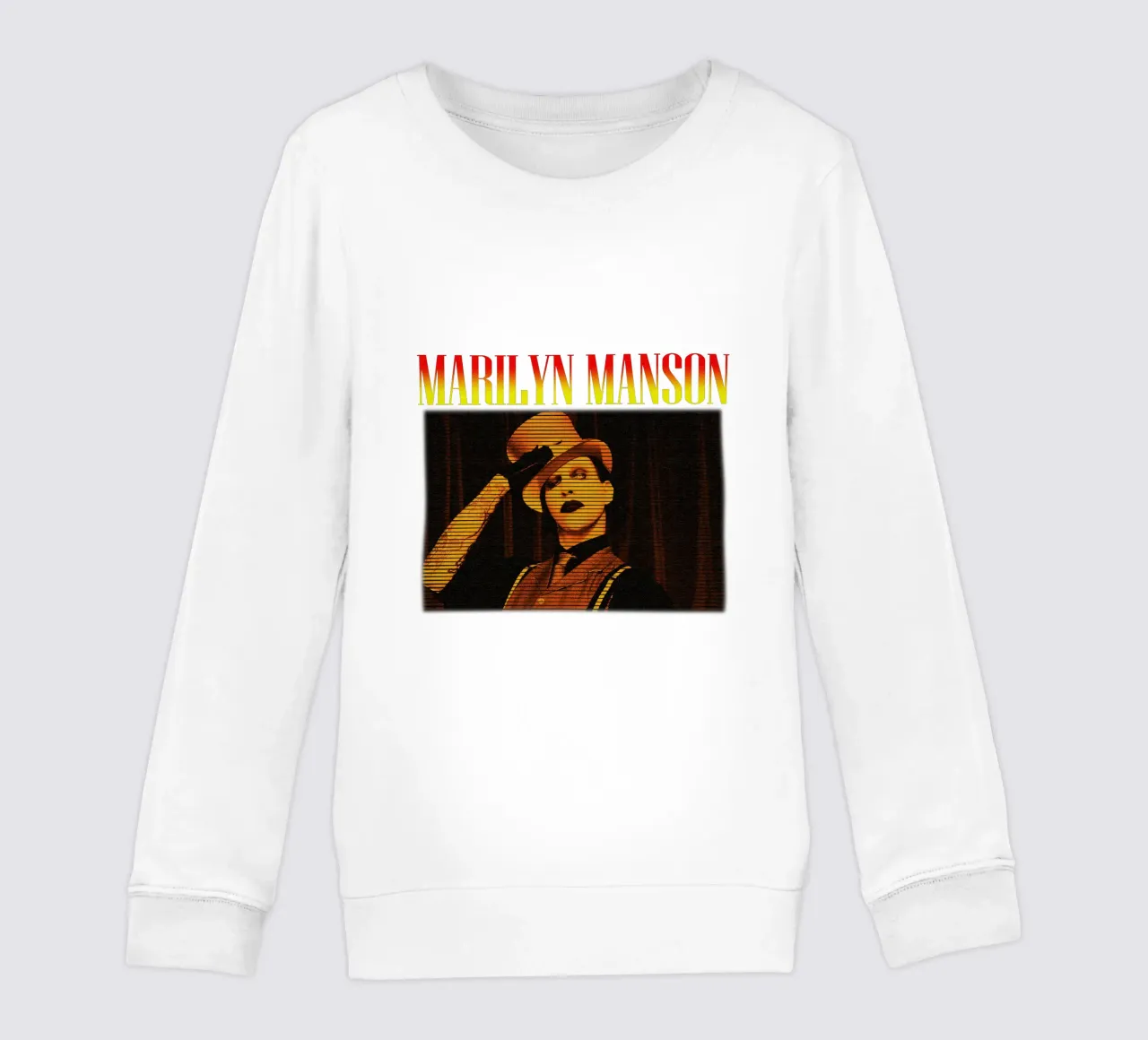 Marilyn Manson cantante classico felpa bambino da mannys_artt