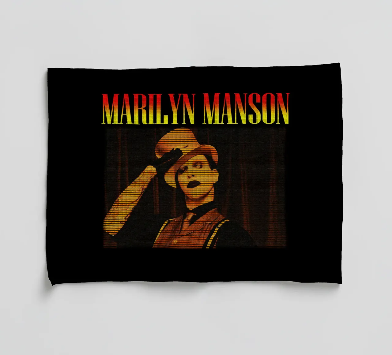 Marilyn Manson cantante classico canovaccio da cucina da mannys_artt