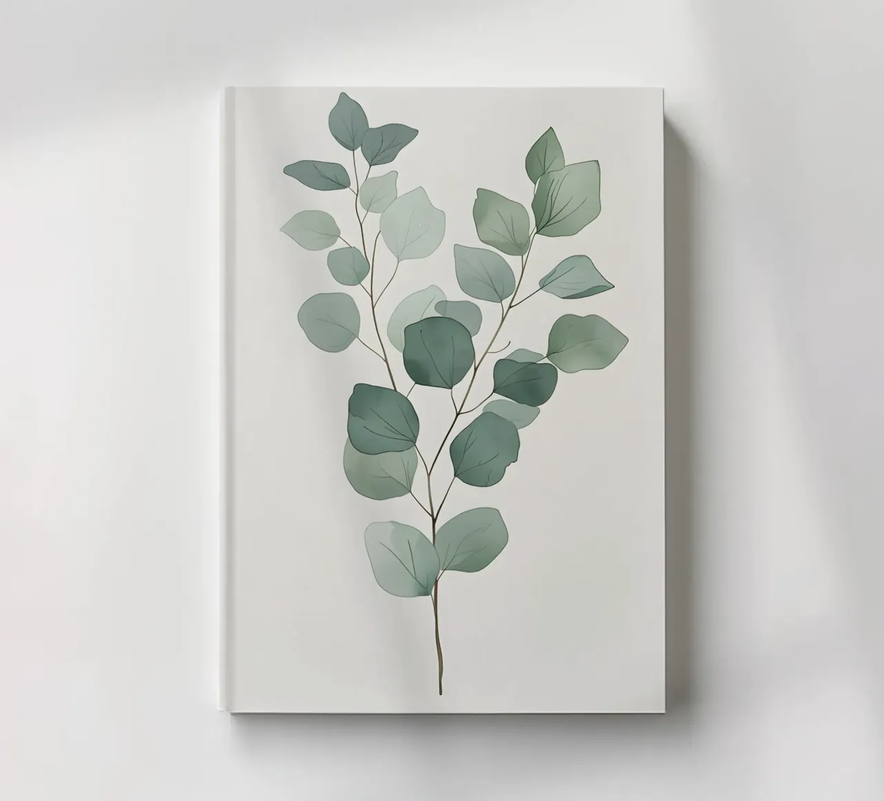 Minimalist Eucalyptus Branch notebook by Botanical Gallery