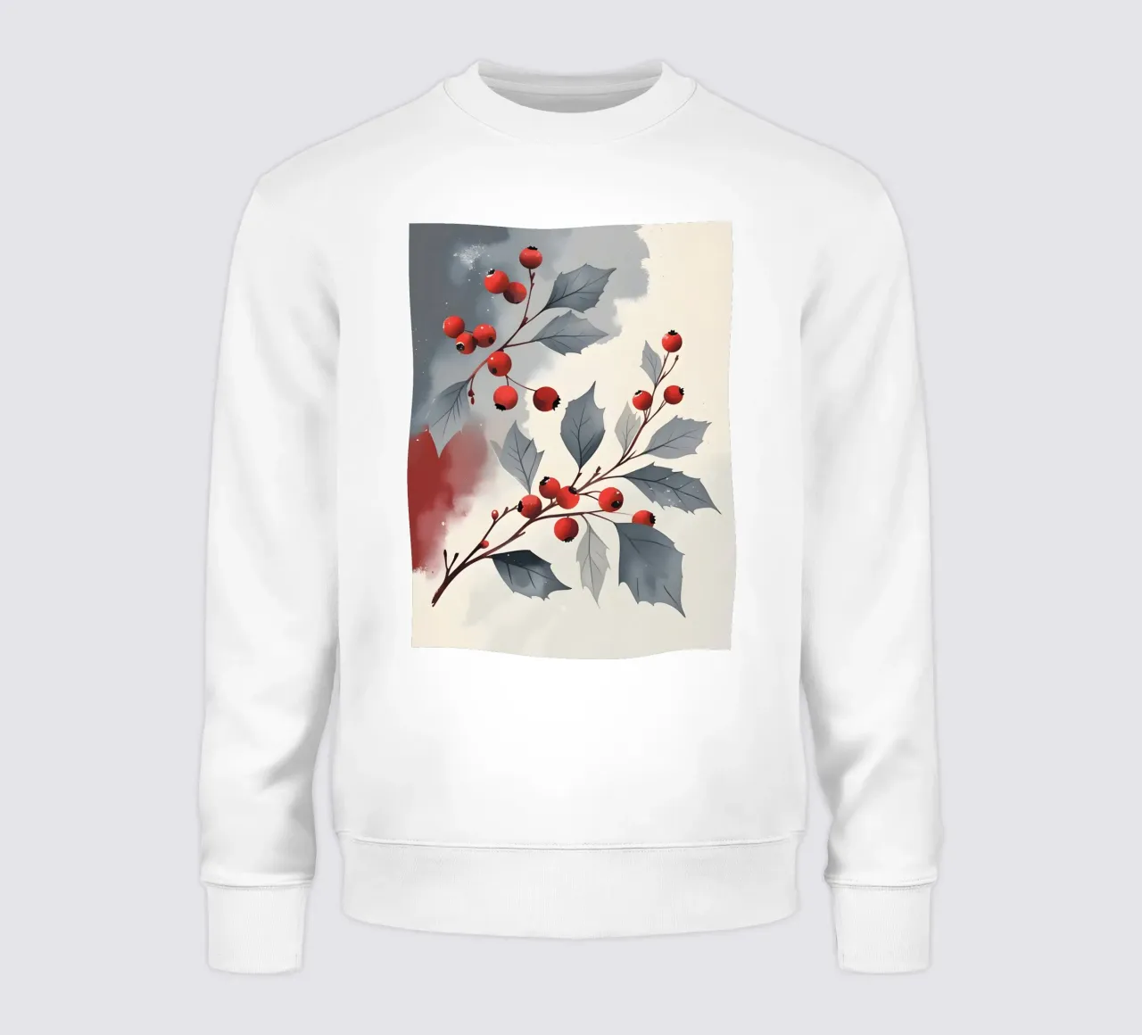 Ramo invernale con bacche felpa da Botanical Gallery