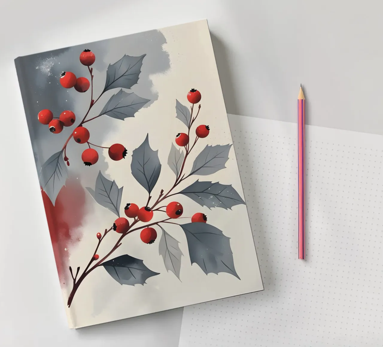 Winter Branch with Berries notebook by Botanical Gallery