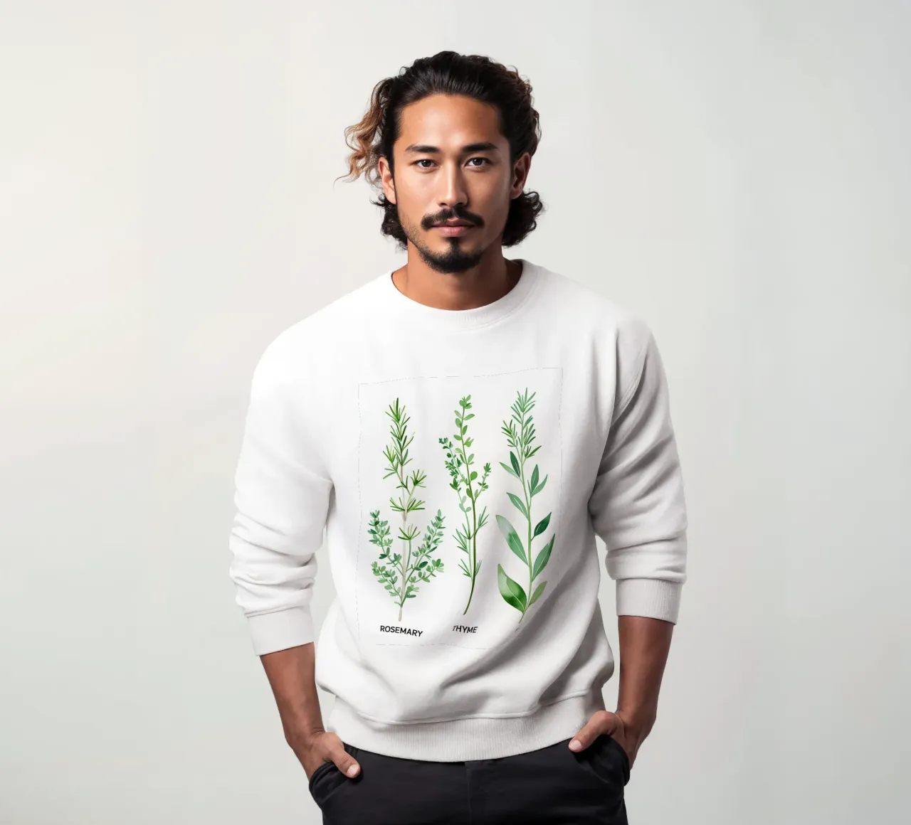 Collezione Nordic Herb Garden felpa da Botanical Gallery