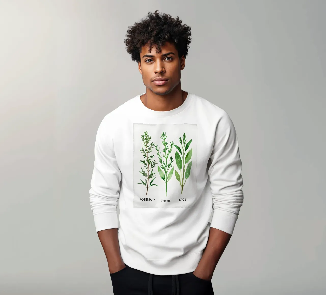 Collezione Nordic Herb Garden felpa da Botanical Gallery