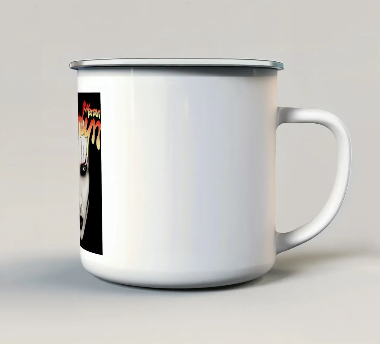 Marilyn Manson Miglior Artista Classico tazza in smalto da mannys_artt