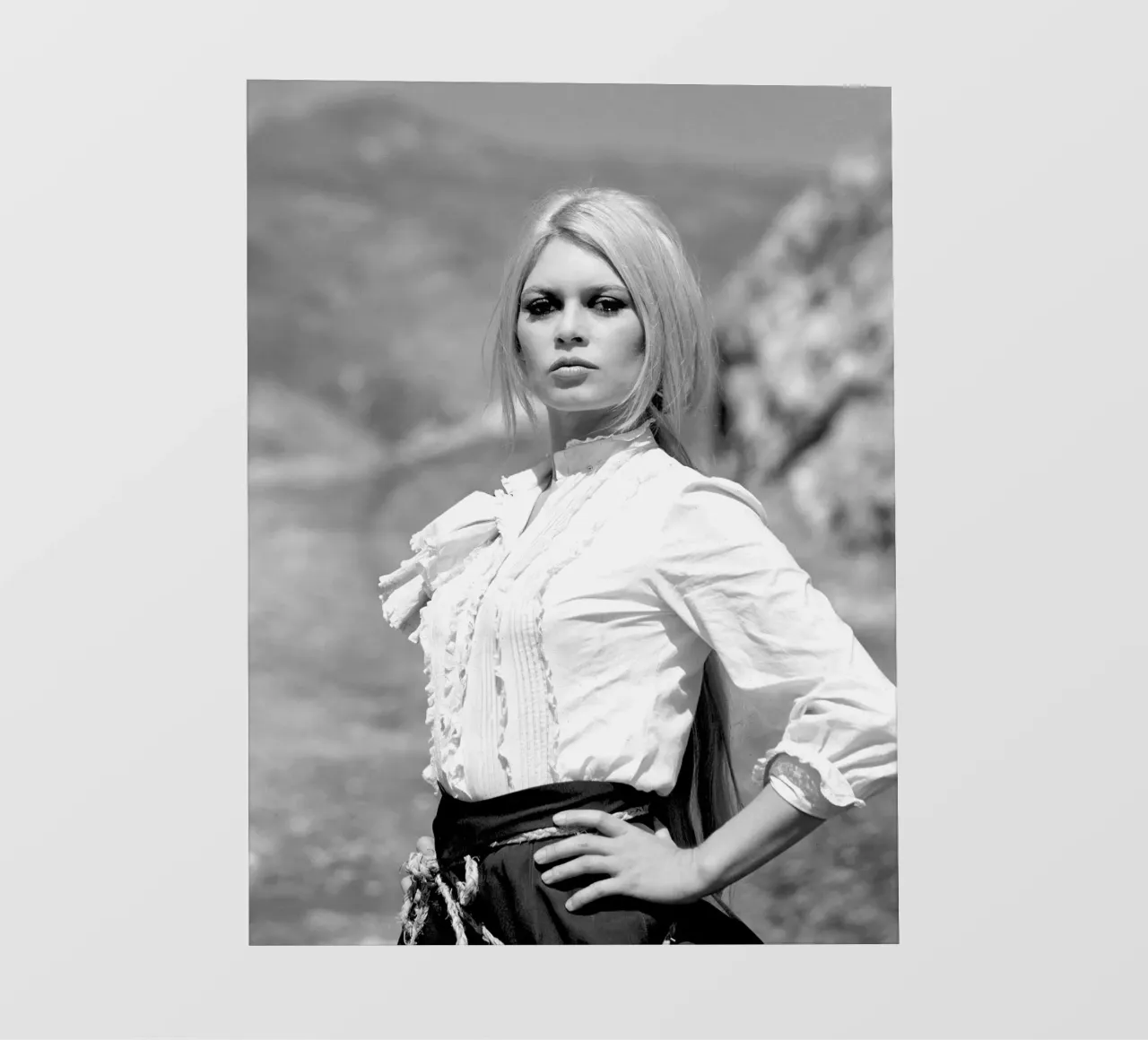 Brigitte Bardot in Shalako telo in pvc da vintgeseyn
