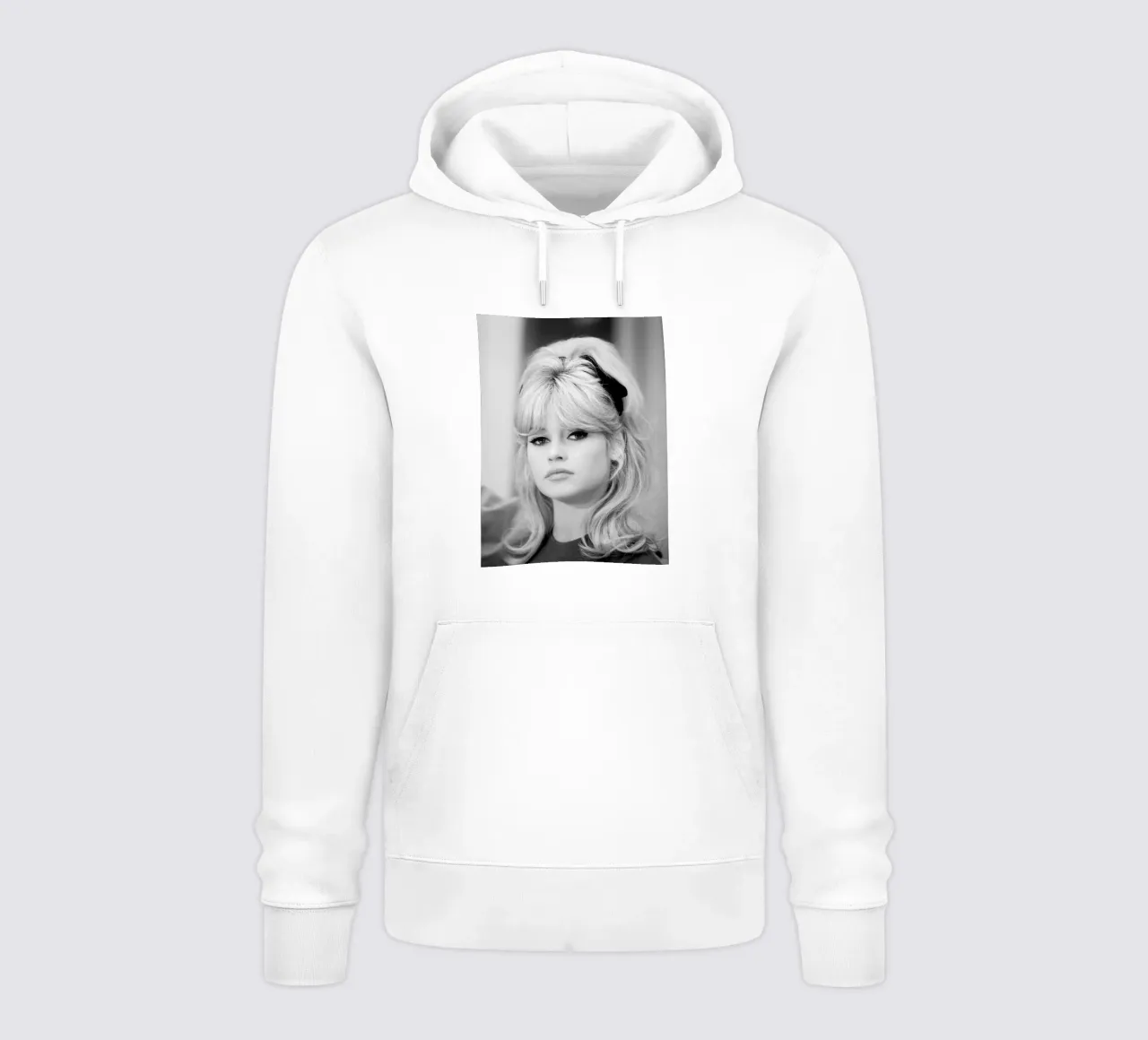 Brigitte Bardot in AGENT felpa con cappuccio da vintgeseyn