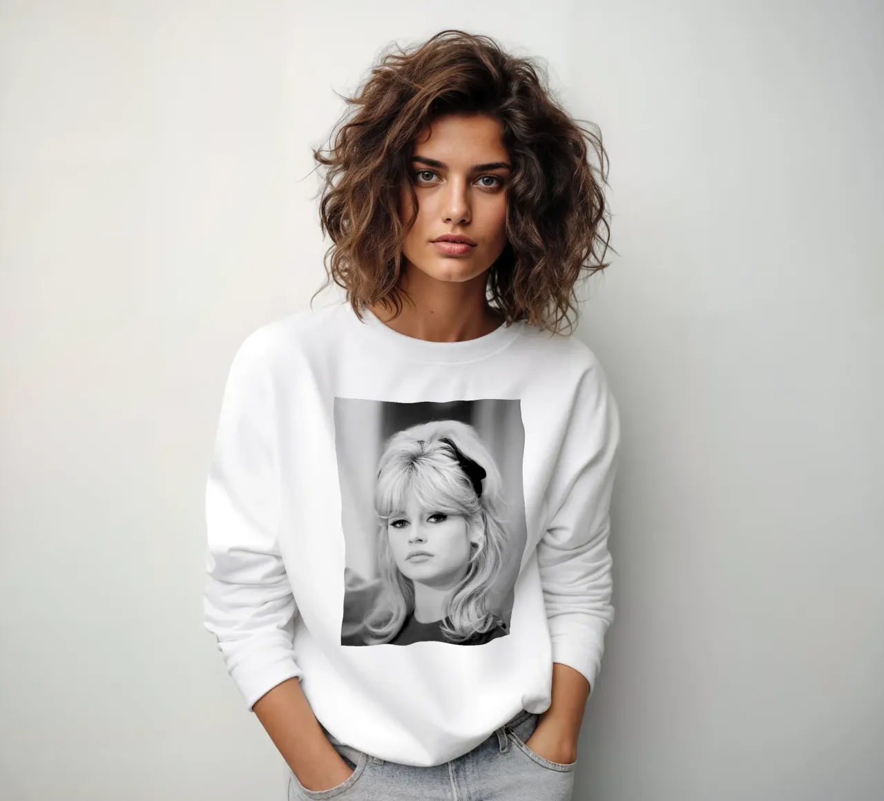 Brigitte Bardot in AGENT felpa da vintgeseyn