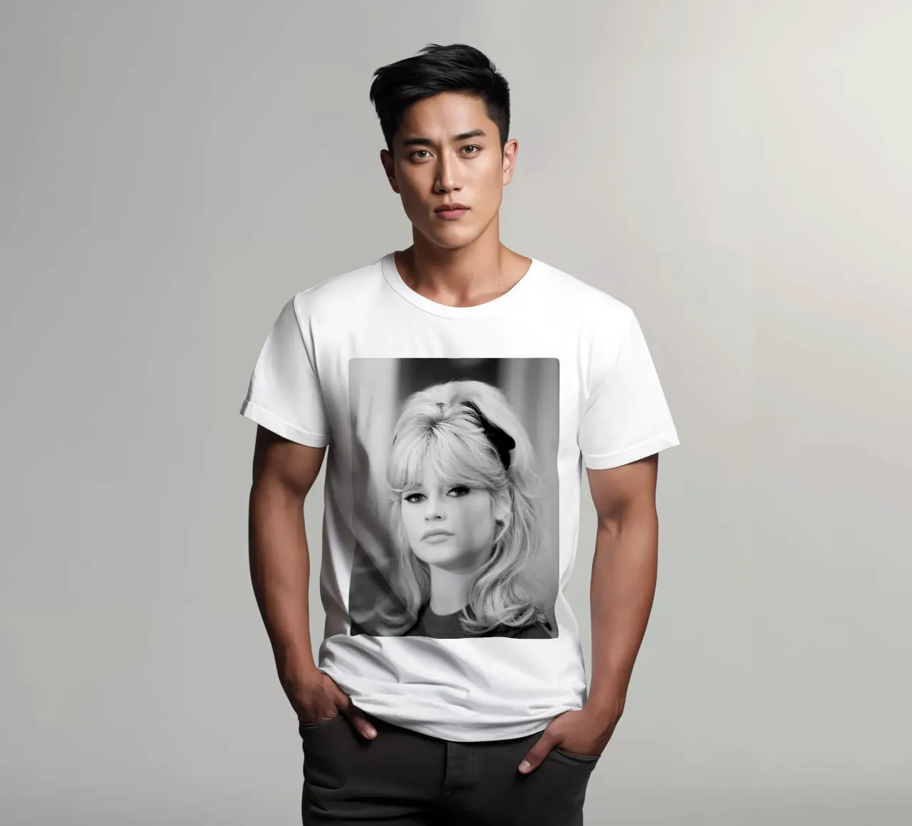 Brigitte Bardot in AGENT t-shirt da vintgeseyn
