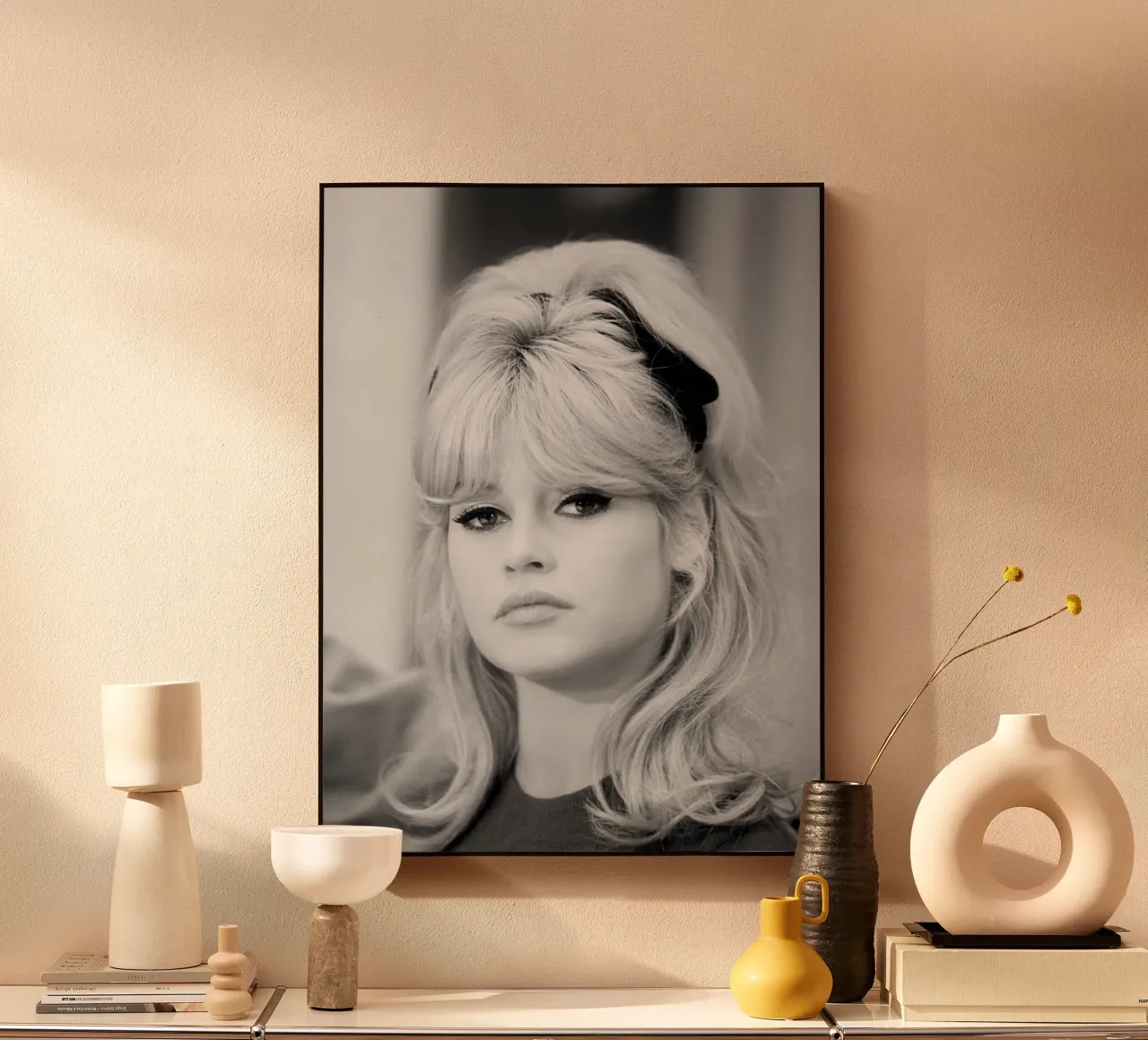 Brigitte Bardot in AGENT alluminio dibond da vintgeseyn
