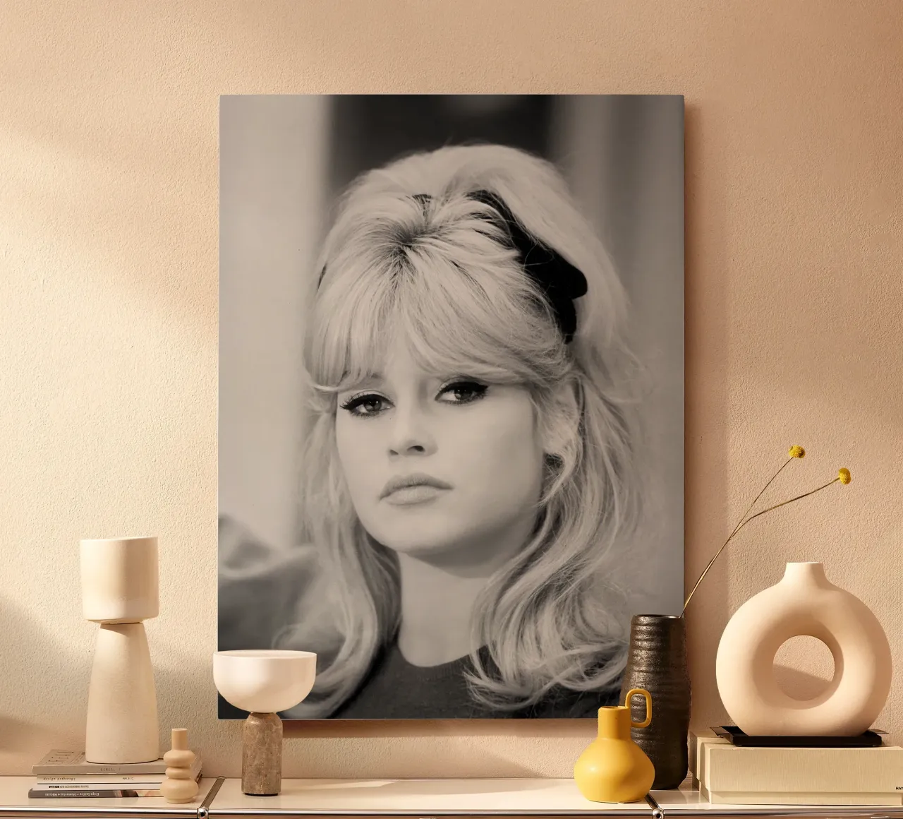 Brigitte Bardot in AGENT alluminio dibond da vintgeseyn