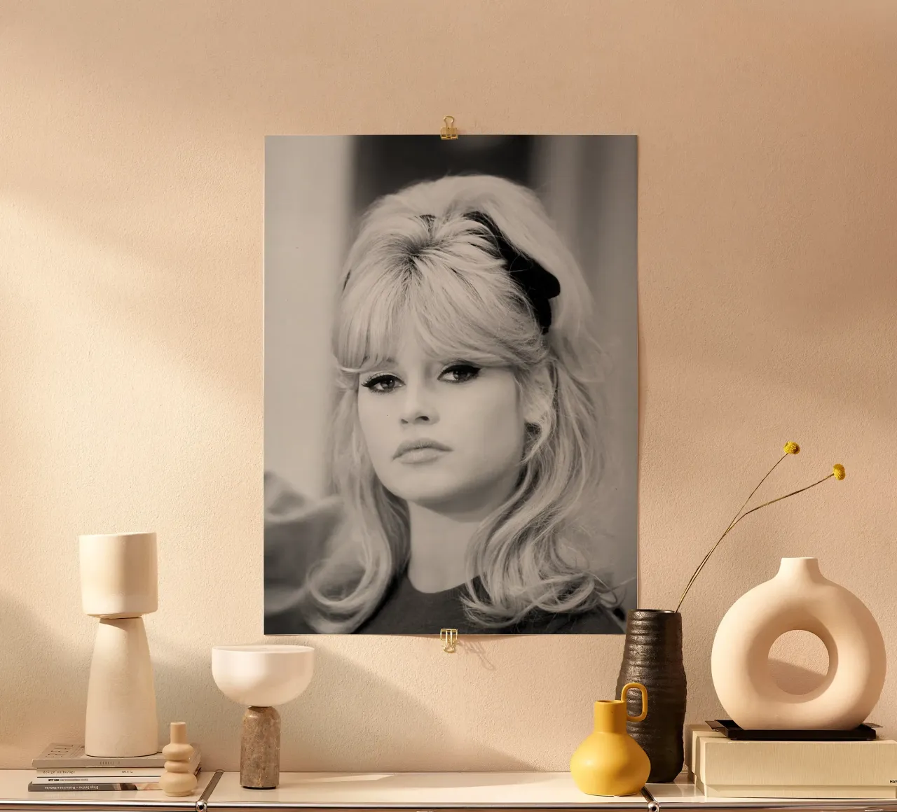 Brigitte Bardot in AGENT poster da vintgeseyn