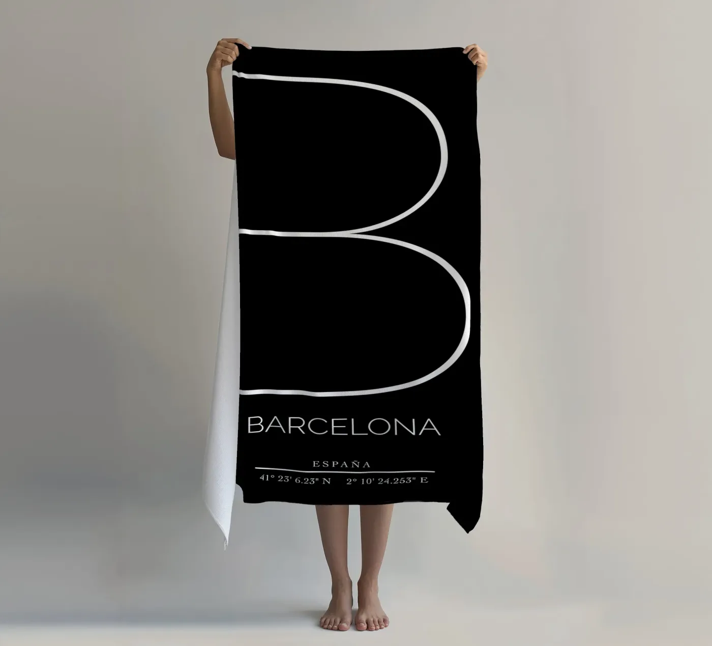 BARCELONA - nero telo mare da CityLights