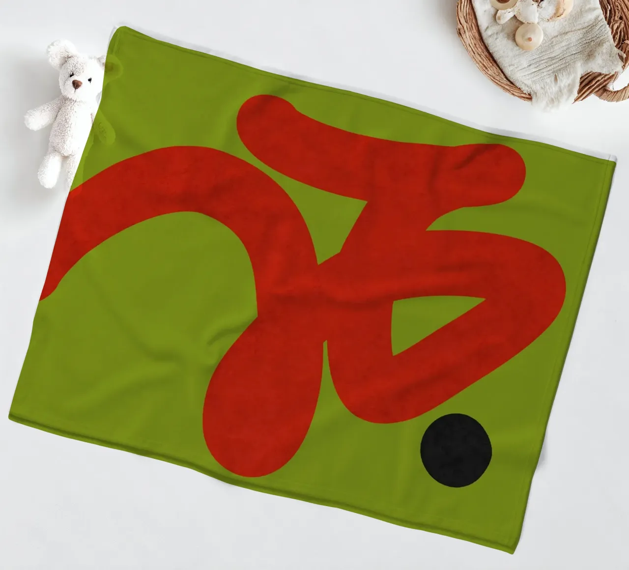 Tintenarbeit 030 Fleecedecke von amini54