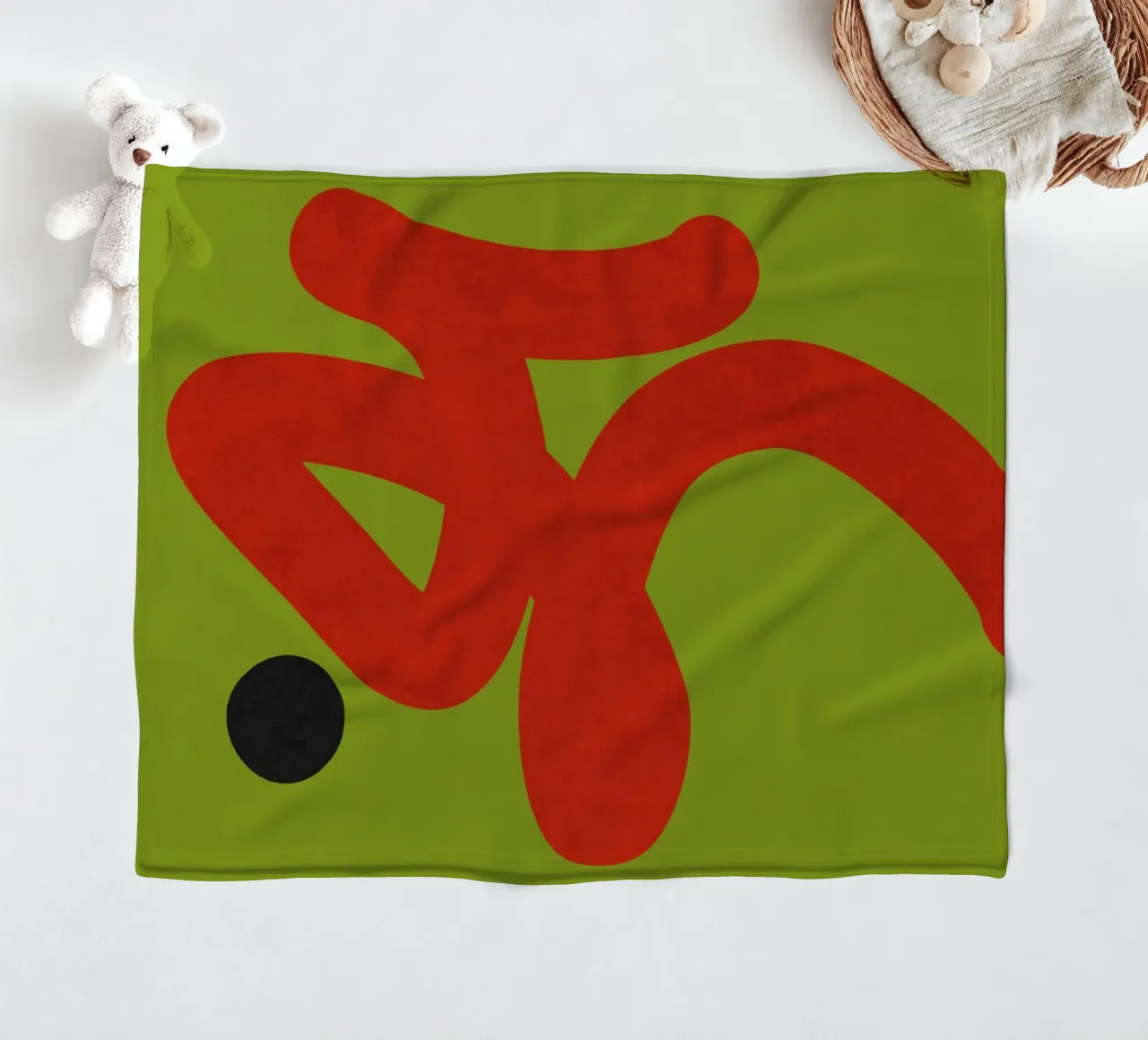 Tintenarbeit 030 Fleecedecke von amini54