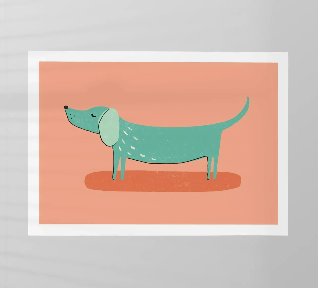 Cane verde pellicola backlit da Panait Ivascu