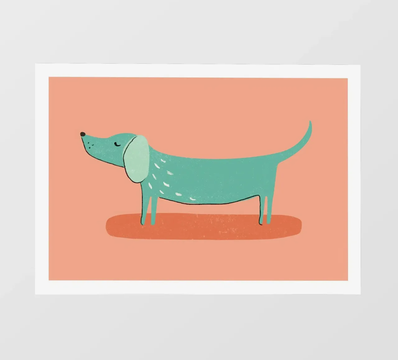 Cane verde pellicola backlit da Panait Ivascu