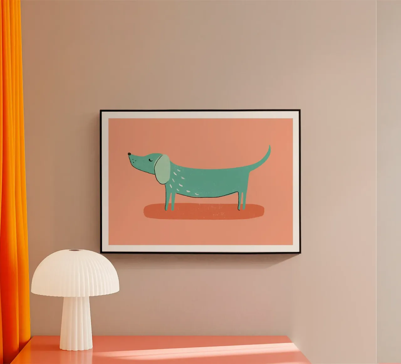 Cane verde plexiglass da Panait Ivascu