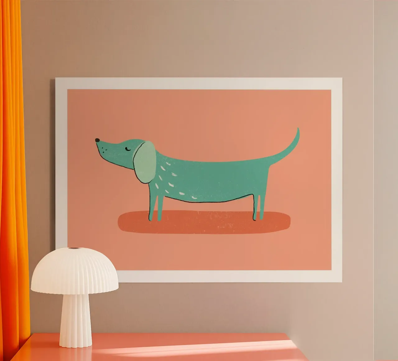 Cane verde plexiglass da Panait Ivascu