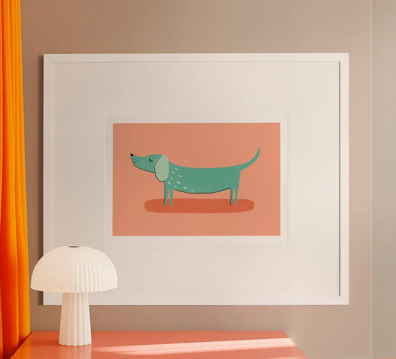 Cane verde poster da Panait Ivascu