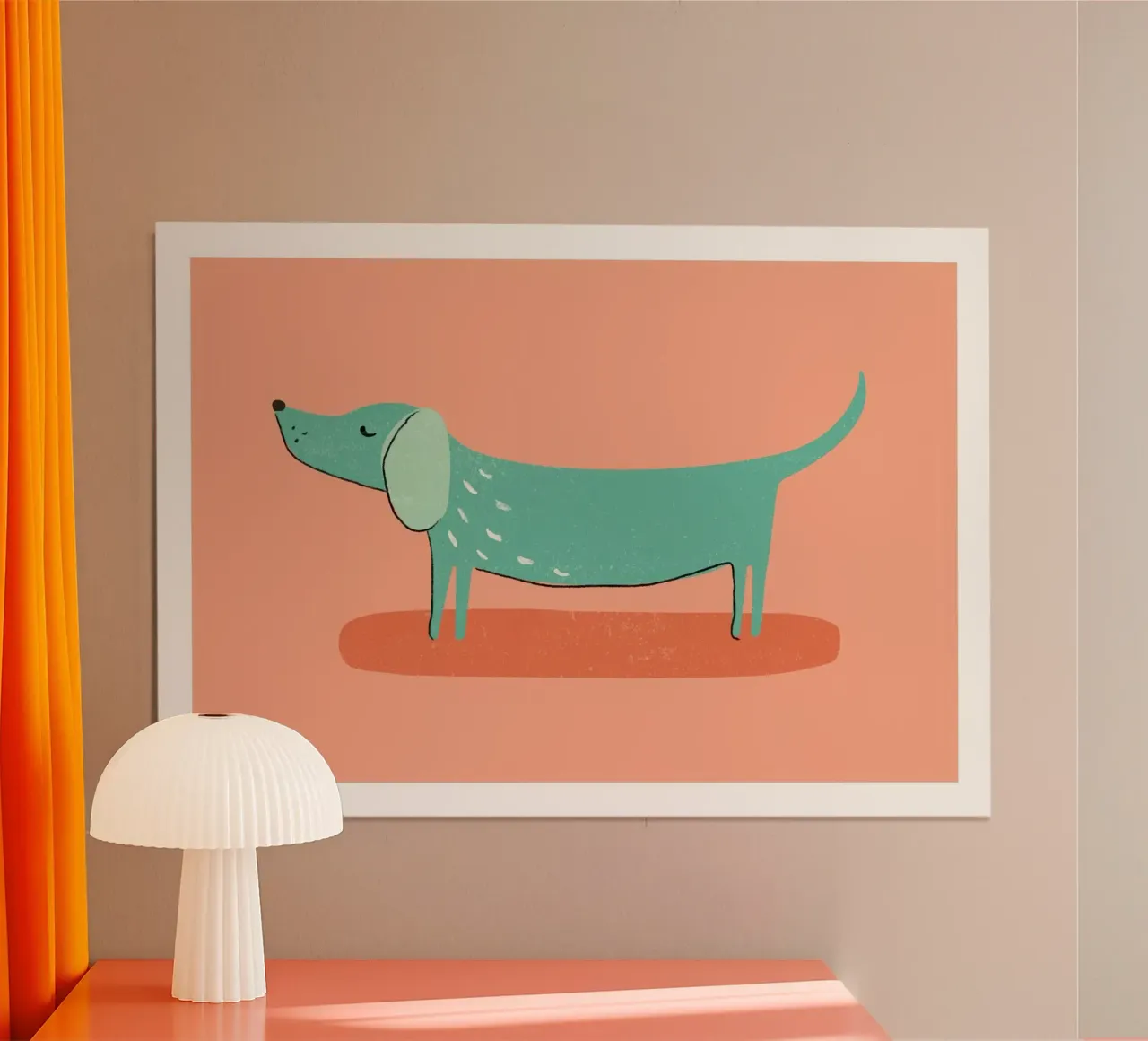 Cane verde poster da Panait Ivascu