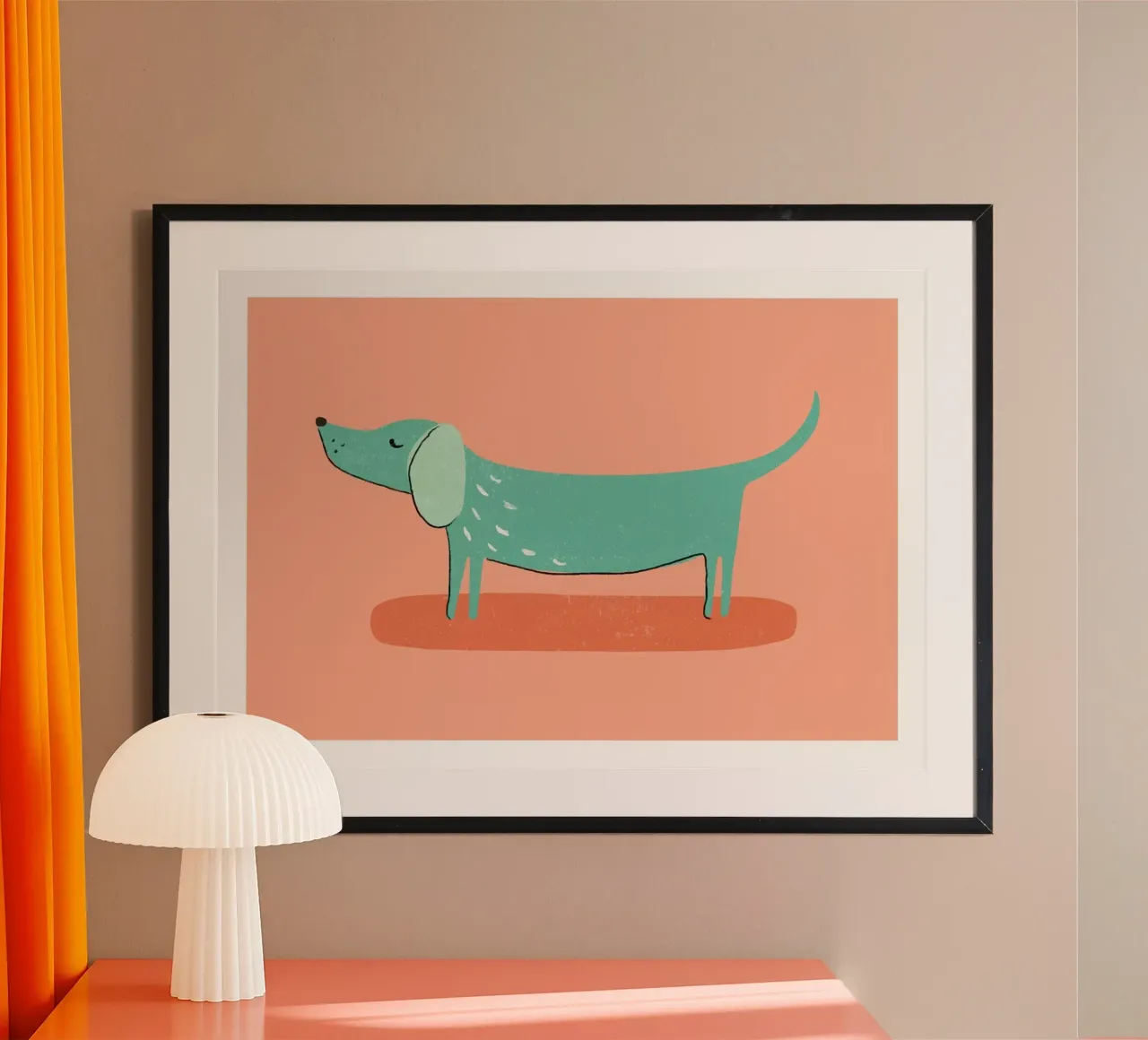 Cane verde poster da Panait Ivascu