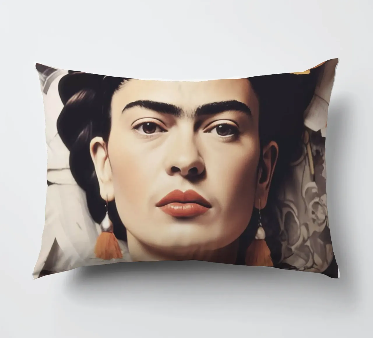 Frida Boho in stile pastello cuscino da Carinaprint