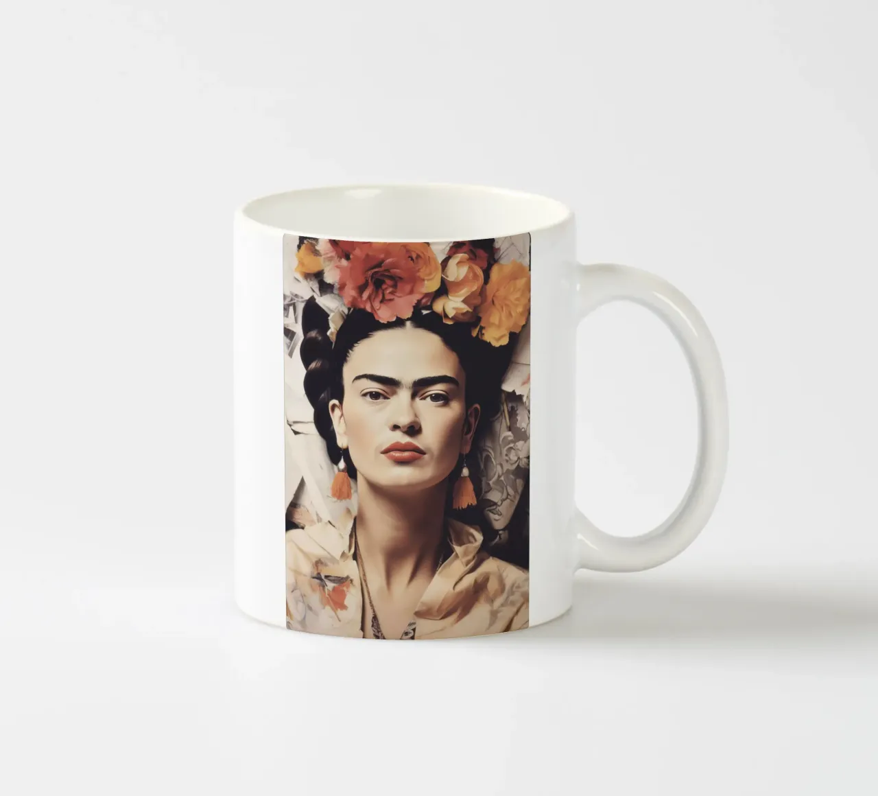 Frida Boho in stile pastello tazza in ceramica da Carinaprint