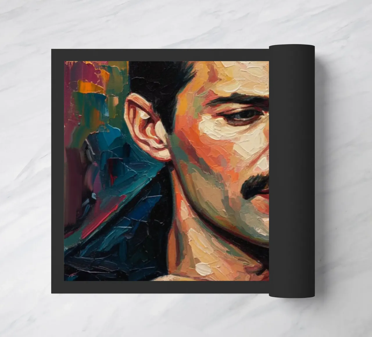 Freddie Mercury che fuma zerbino da Lembayung art