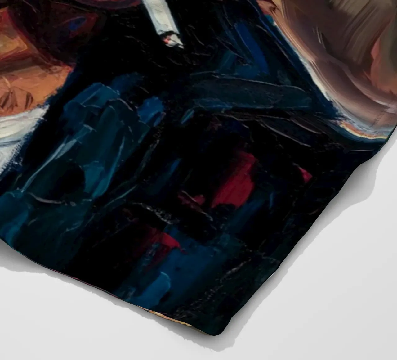 Freddie Mercury che fuma coperta in pile da Lembayung art