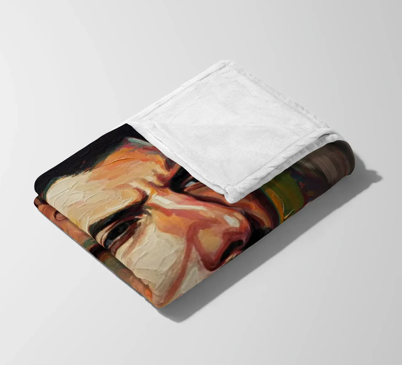 Freddie Mercury che fuma coperta in pile da Lembayung art