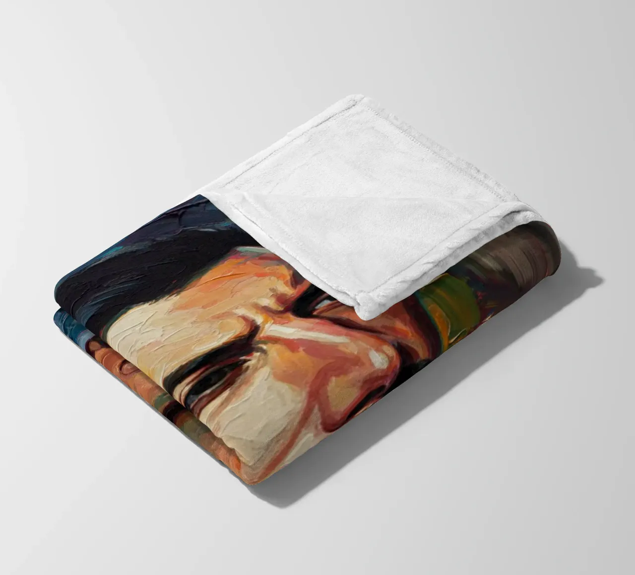 Freddie Mercury che fuma coperta in pile da Lembayung art