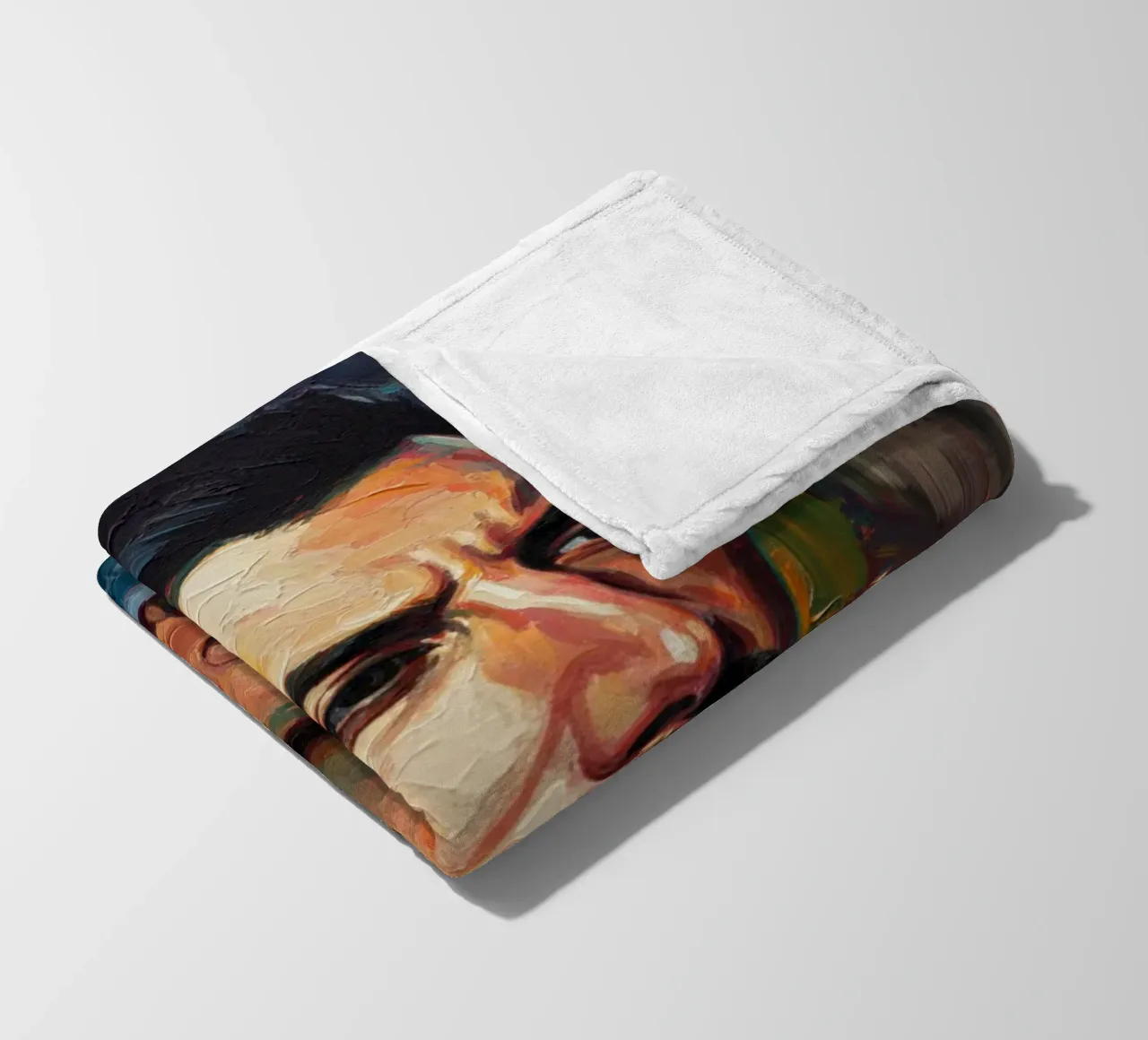 Freddie Mercury che fuma coperta in pile da Lembayung art