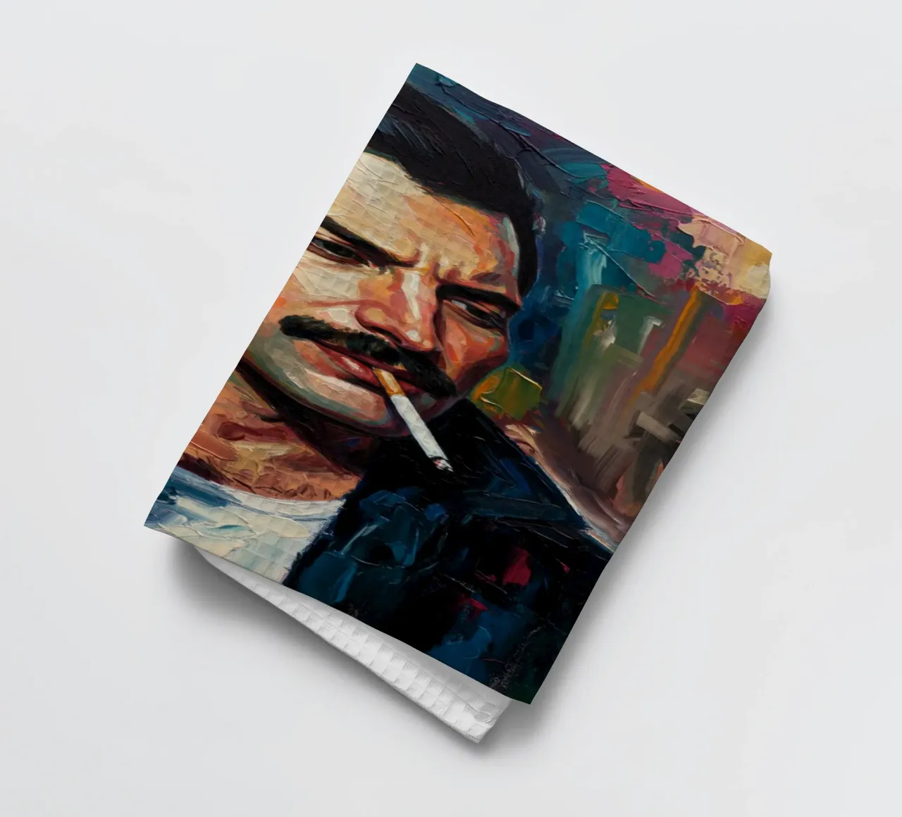 Freddie Mercury che fuma canovaccio da cucina da Lembayung art