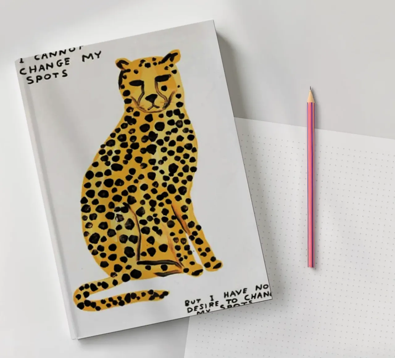 I Cannot Change My Spots notebook by Annie
