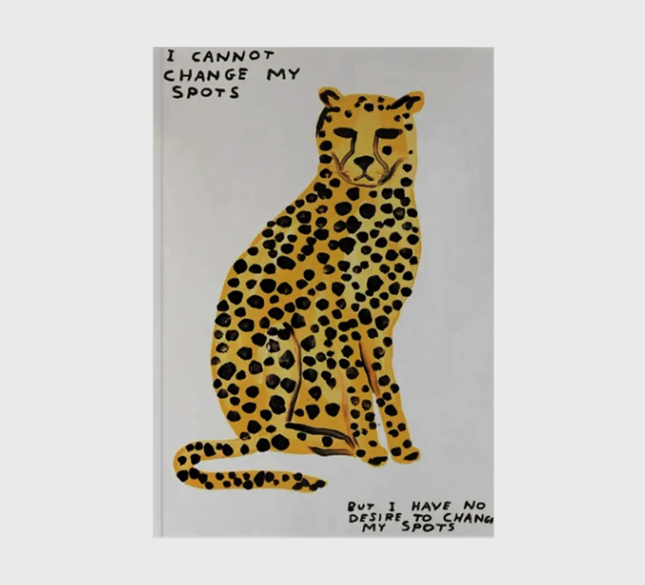 I Cannot Change My Spots notebook by Annie