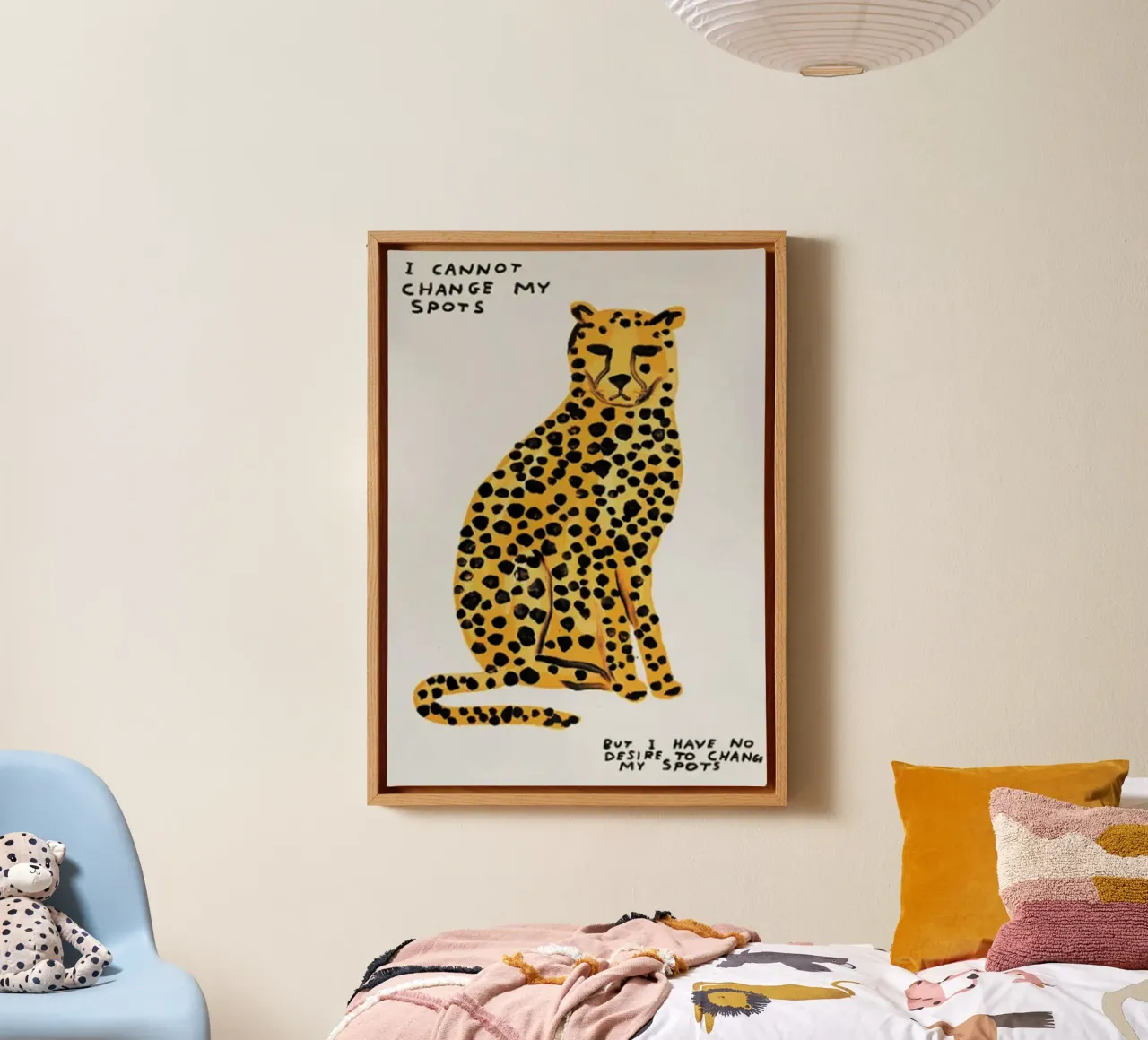 I Cannot Change My Spots canvas by Annie