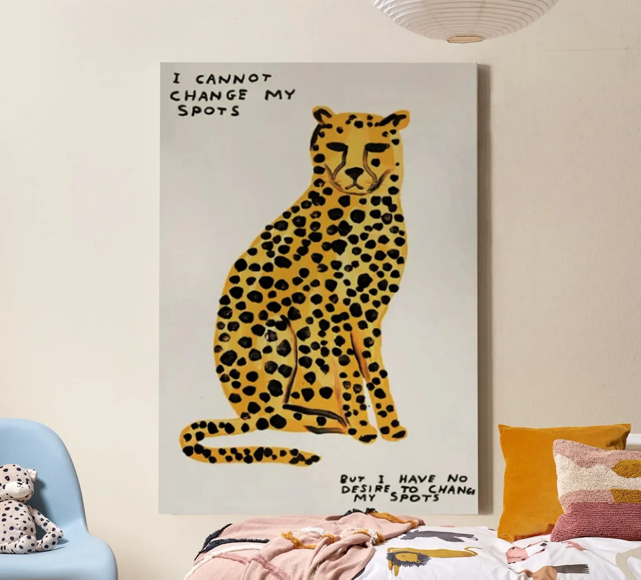 I Cannot Change My Spots canvas by Annie