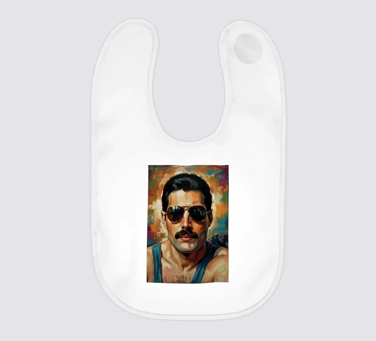 L'icona di Freddie Mercury bavaglino da Lembayung art