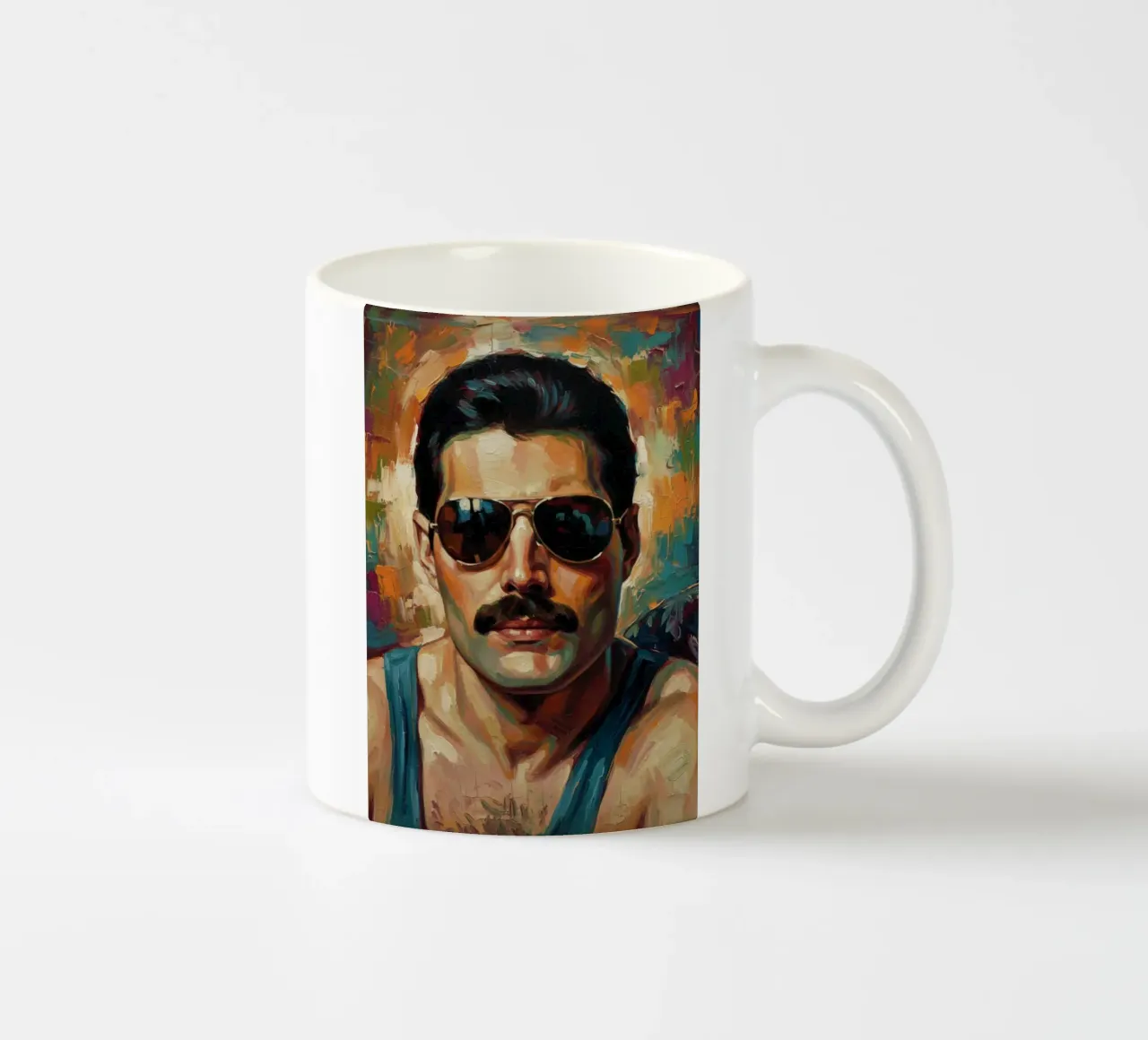 L'icona di Freddie Mercury tazza in ceramica da Lembayung art