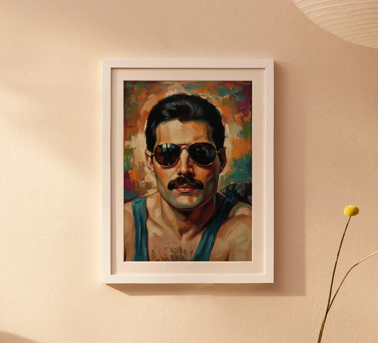 L'icona di Freddie Mercury carta hahnemühle da Lembayung art
