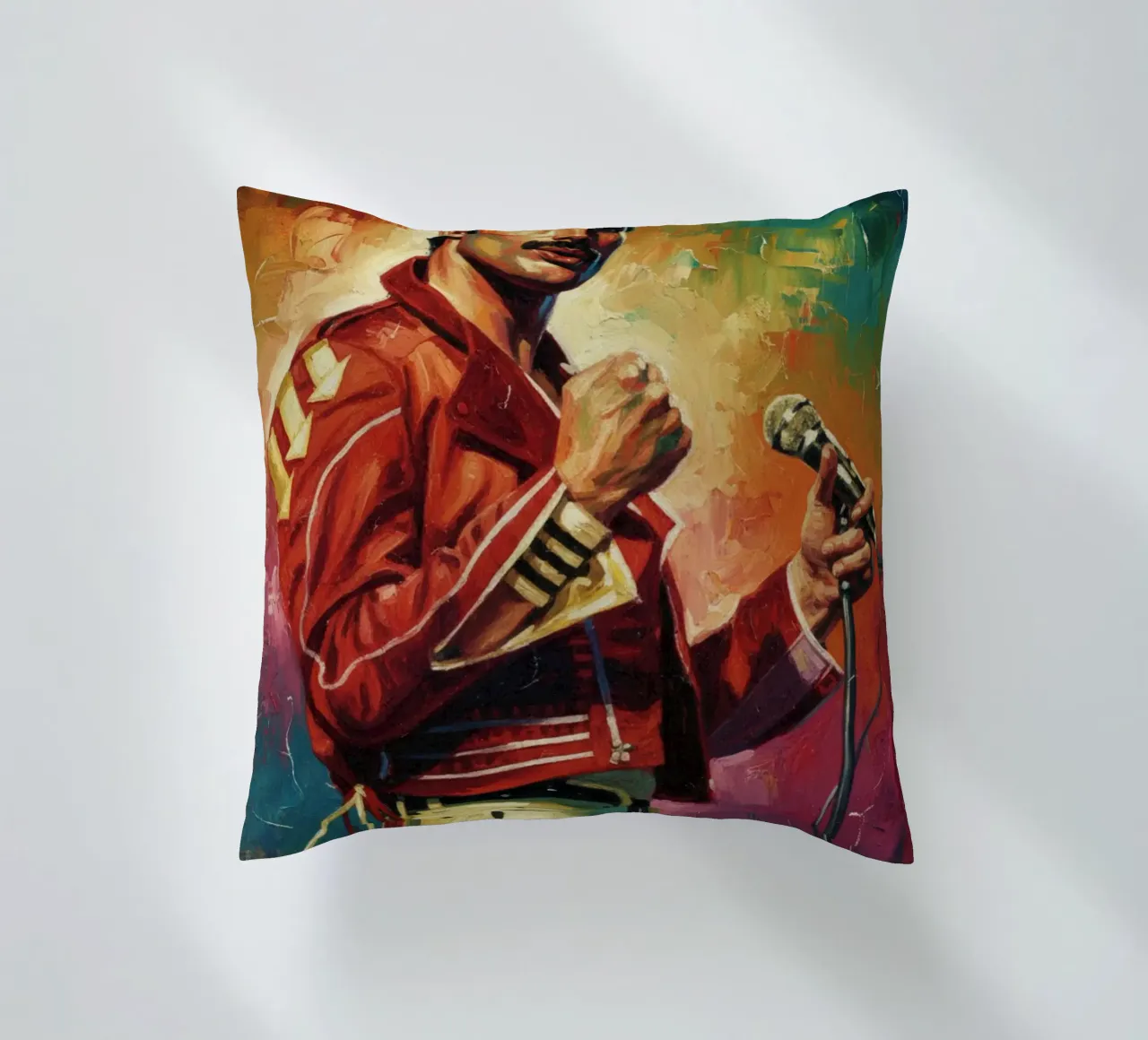 Freddie Mercury - Queen cuscino da Lembayung art